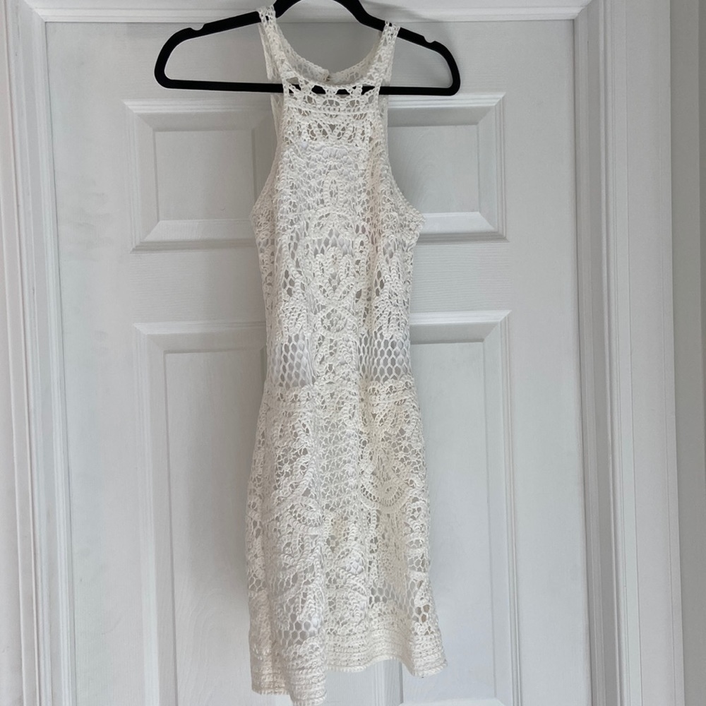 Lily Pulitzer Knit Crochet Panel Dress